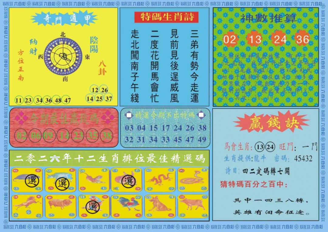 025期黄大仙灵码B[图]