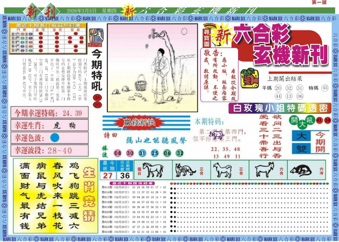 025期新六合彩特码新刊A[图]