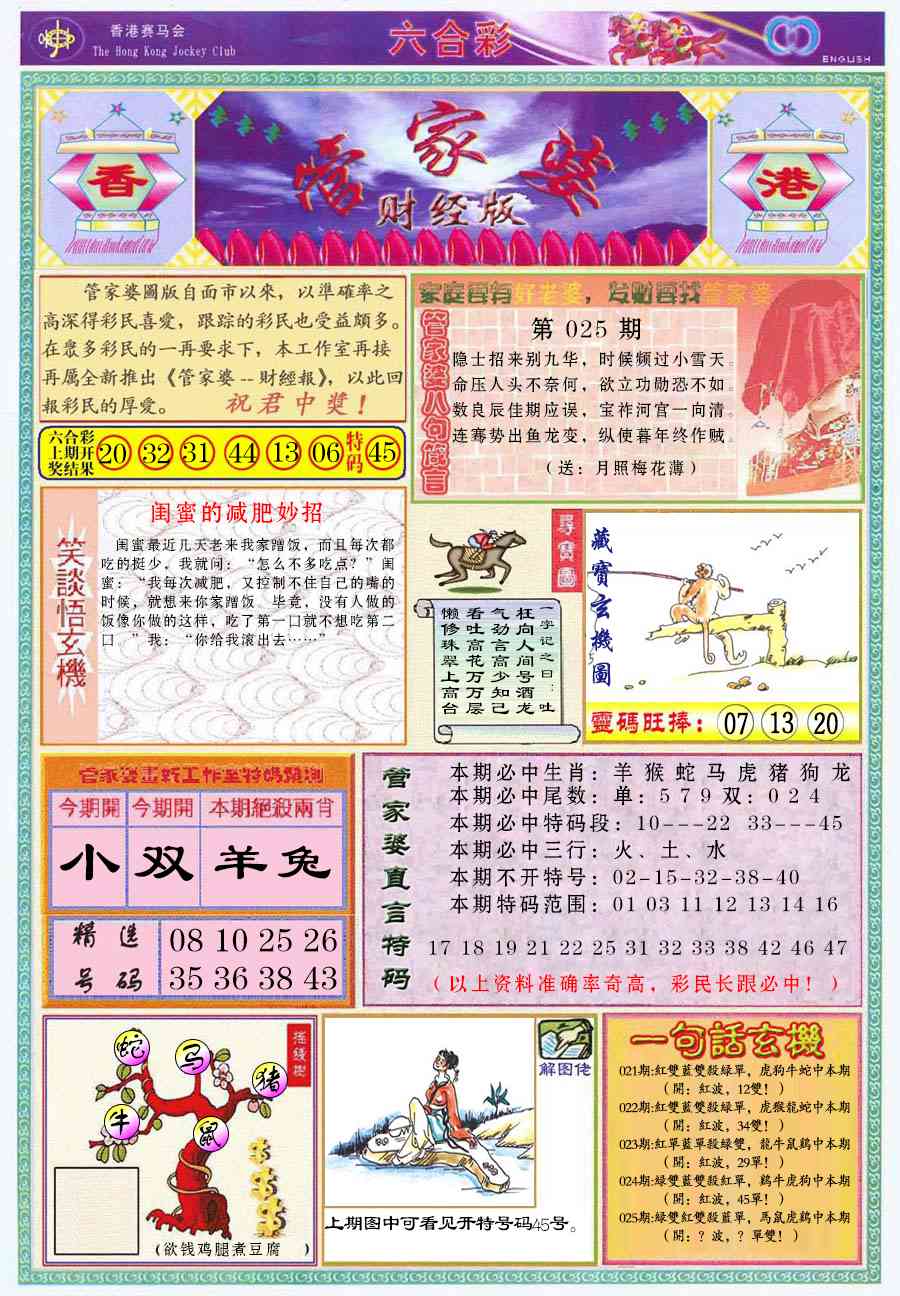 025期管家婆财经版[图]