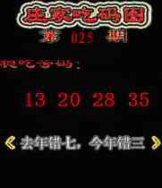 025期庄家吃码图[图]