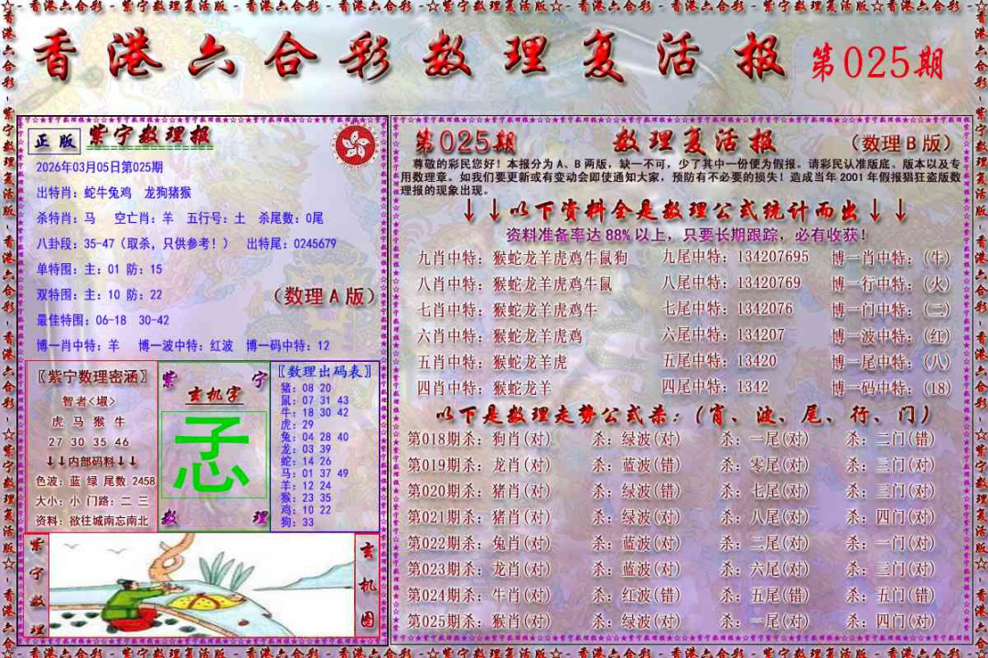 025期数理复活报[图]