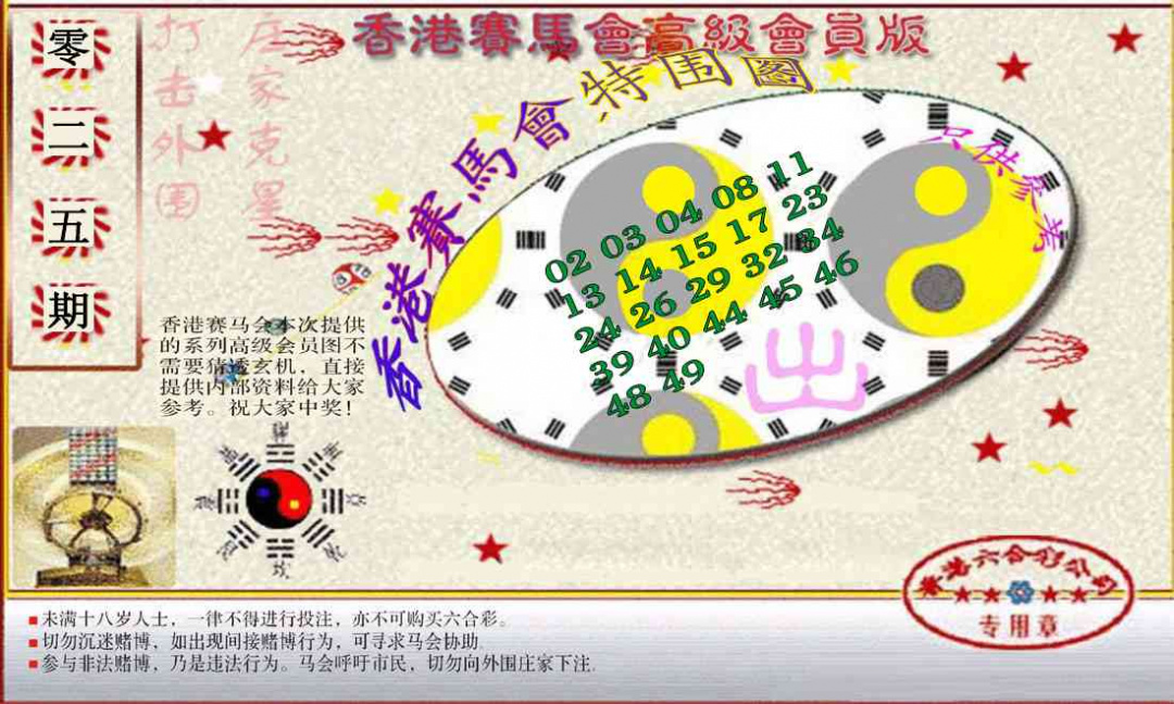 025期赛马会高级特围图(新）[图]