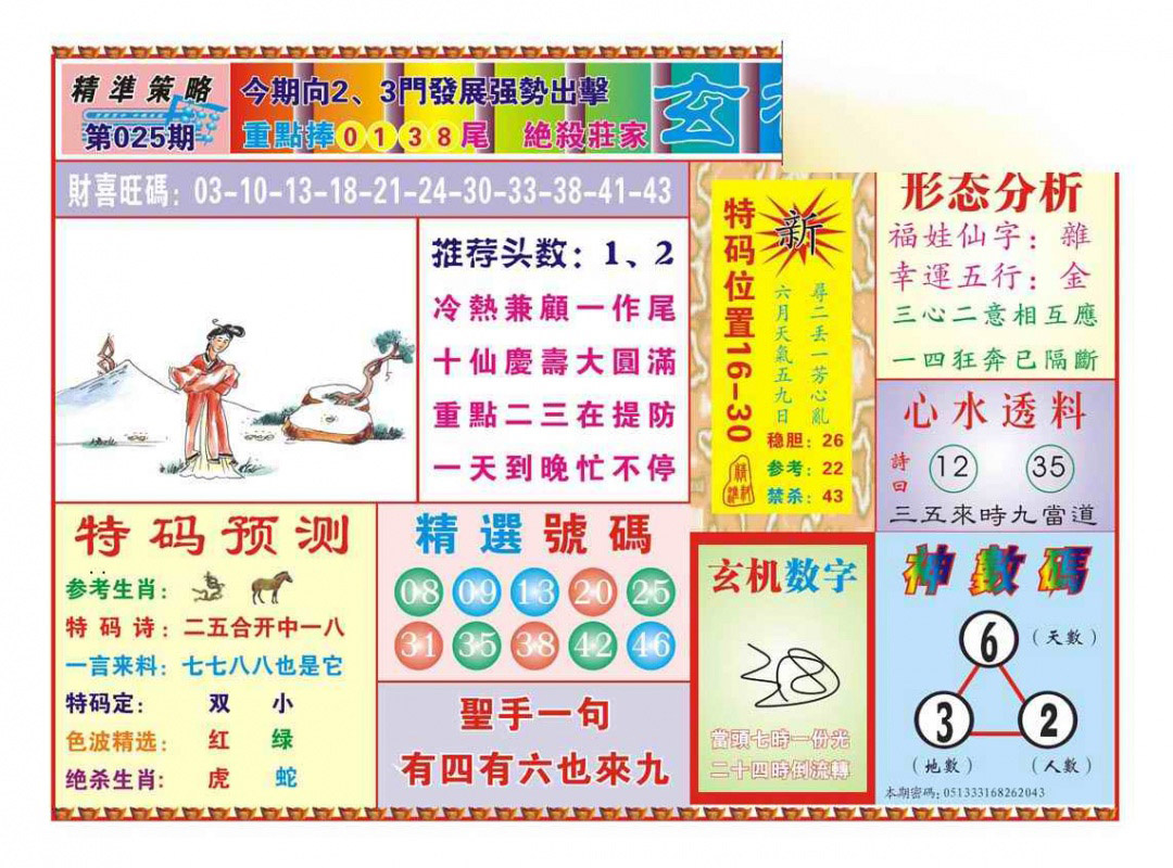 025期玄机透漏（新图）[图]