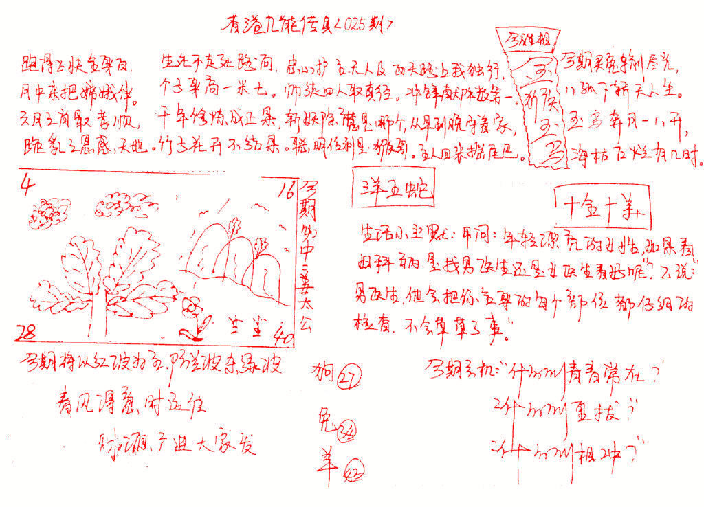 025期九龙传真(手写)[图]