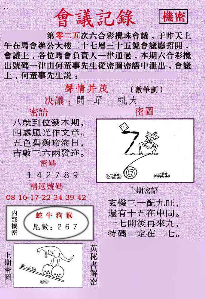 025期会议记录[图]