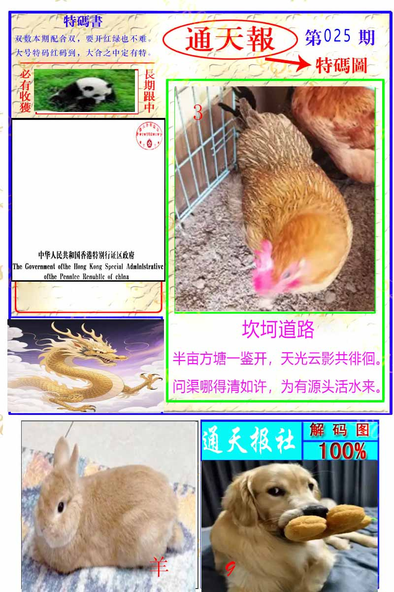 025期通天特解图[图]
