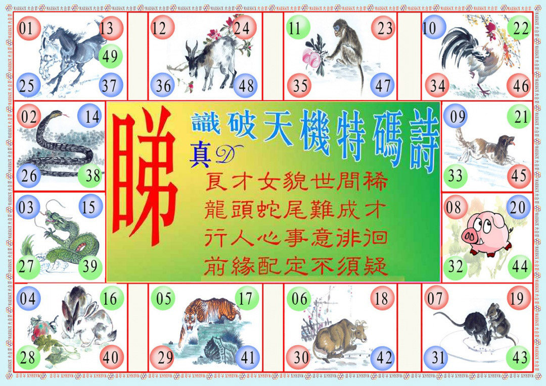 025期识破天机B版[图]