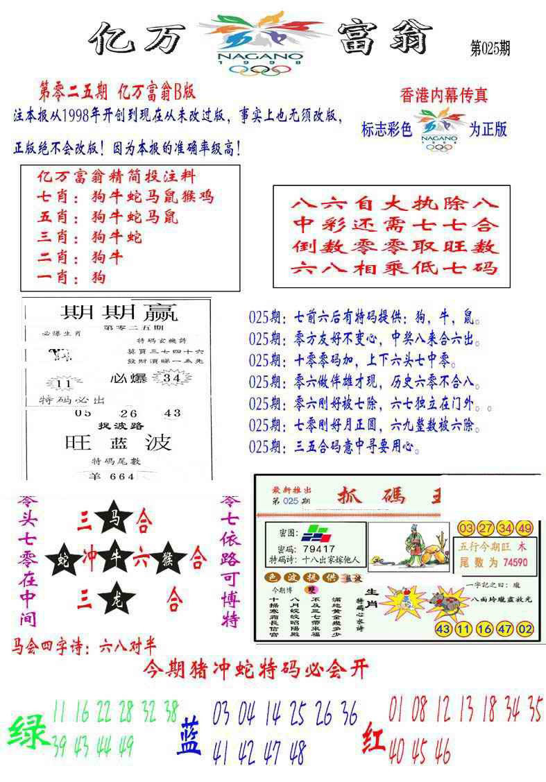 025期亿万富翁B[图]