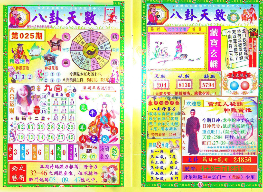 025期八卦天数[图]